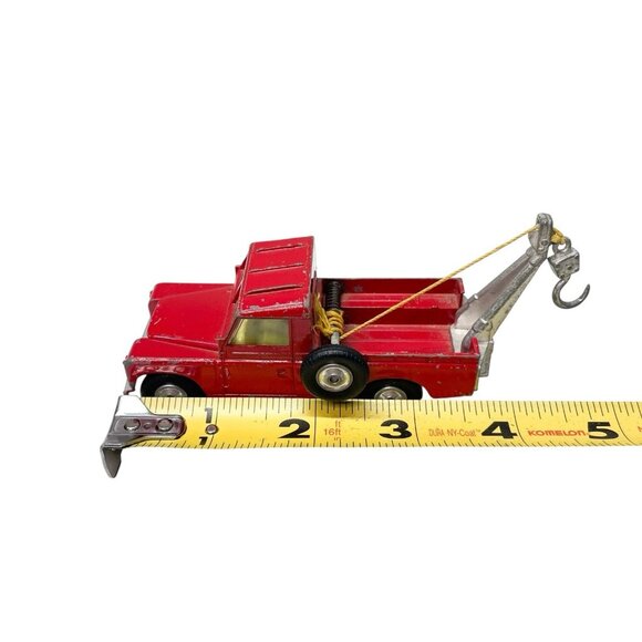 Vintage Corgi Toys Land Rover 109 WB Recovery Truck Original Red Diecast - Picture 13 of 13